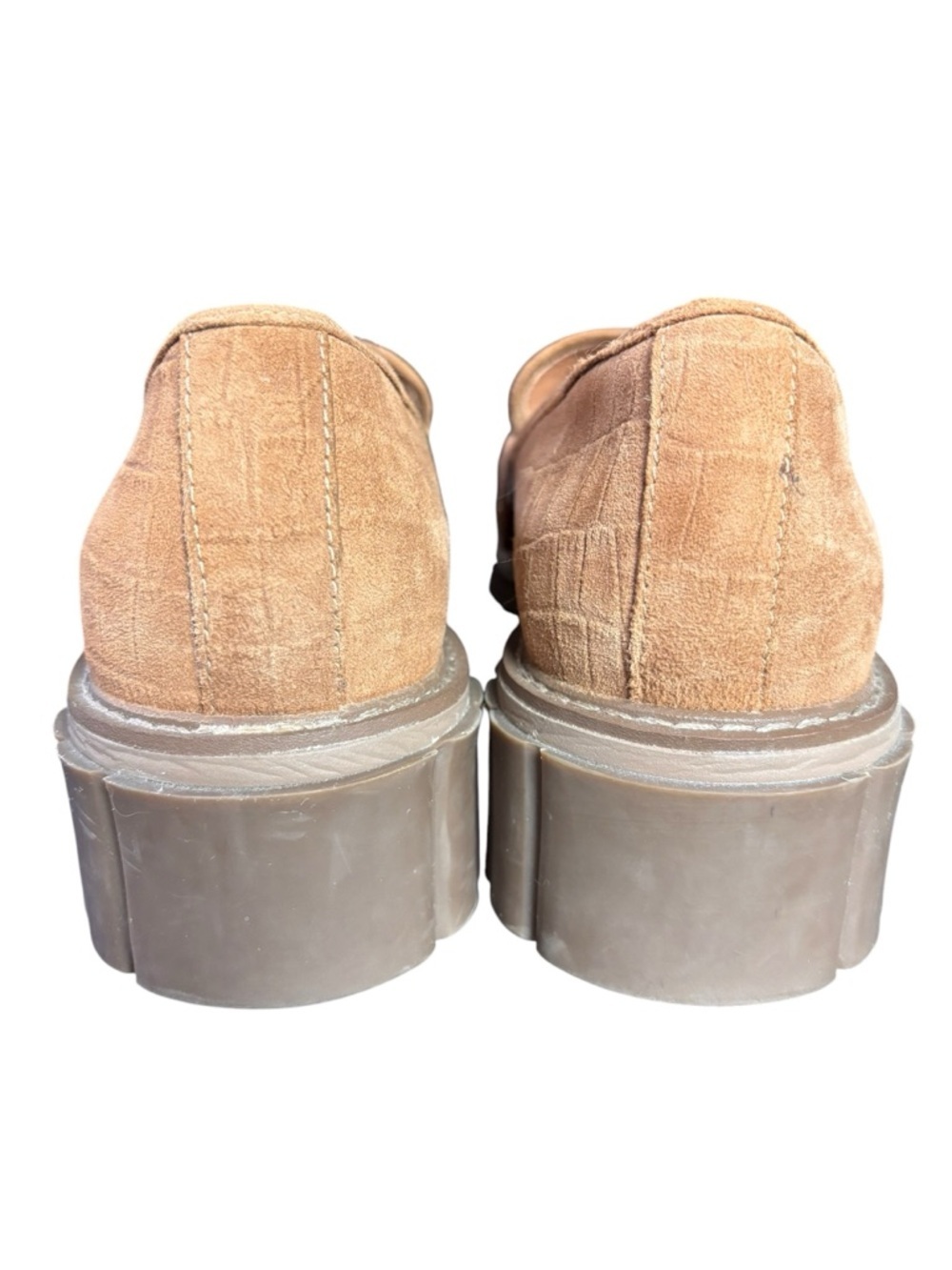 Vionic Elodie Lug Sole Tan Suede Loafers – Sz 8 (38.5 EU) - Picture 7 of 11